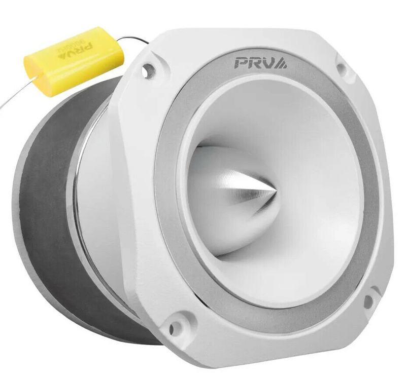 PRV audio tweeter with bullet phase plug