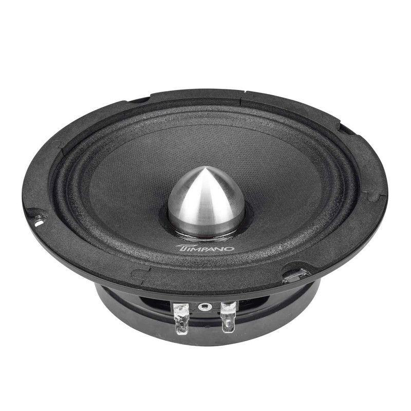 Timpano TPT-MR6-4 BULLET 6.5” Car Audio Midrange Bullet Speaker 4-Ohms Shallow Mount 500 Watts