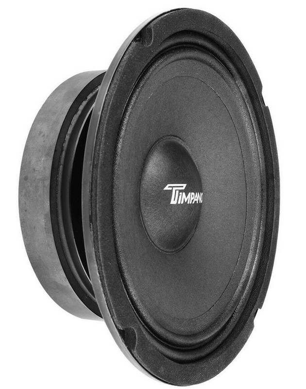Timpano TPT-MR6-4 SLIM 6.5" Shallow Midrange Car Audio Speaker 200 Watts 4-Ohms 