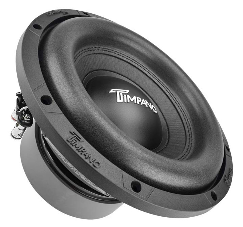 Timpano TPT-T1000-10 D4 10" Car Audio Subwoofer 1000W, 4 Layers 2.4" VC - Dual 4-Ohms