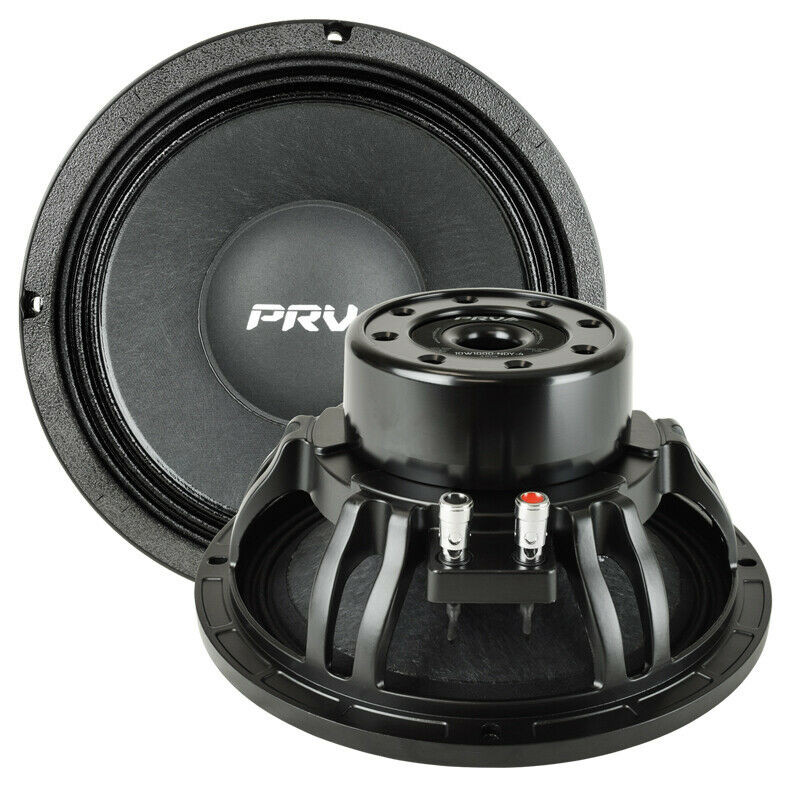 PRV 10W1000-NDY 10" Neodymium Woofer 8-Ohm Loudspeaker 3" Aluminum Coil 1000W ( PAIR )