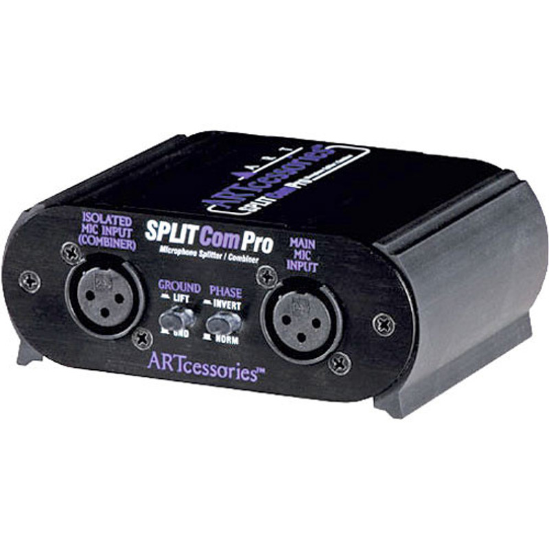 Art SPLITCOMPRO Two-way Mic Splitter/Combiner Isolated XLR mic Inp 7 Out