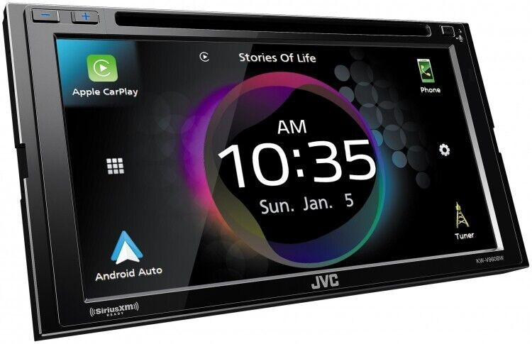 JVC-KWV960BW K receiver display home screen