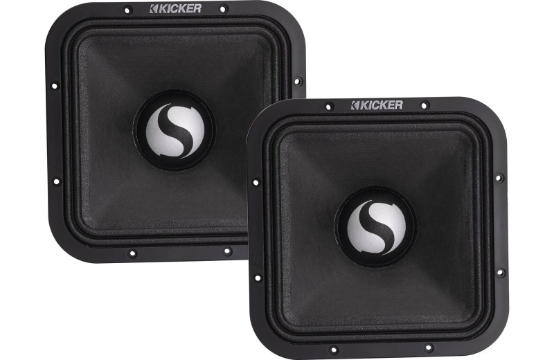 Kicker 49ST9MR8 9" Street Series Square Midrange 8 Ohm Speakers 600W (PAIR)