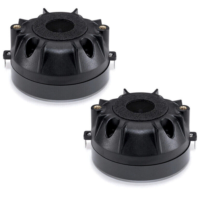 2x B&C DE10 1" 8-Ohm 2-Bolt Mylar Horn Compression Horn Driver 40 Watts / 107 dB