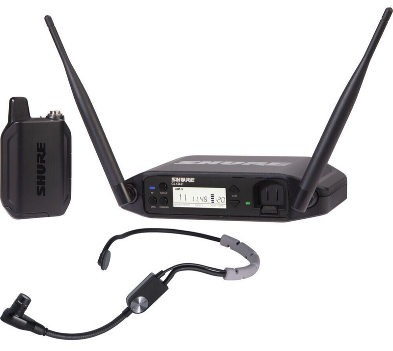 Shure GLXD14+/SM35-Z3 Digital Wireless Headset System w/ SM35 Headset Microphone