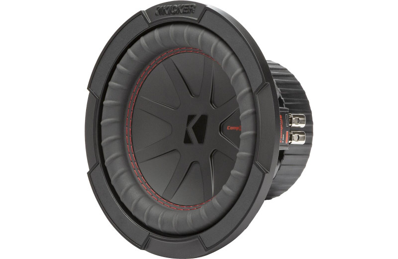 Kicker 48CWR82 CompR 8-Inch Car Audio Subwoofer, 2-Ohm DVC, 600 Watts Peak Power