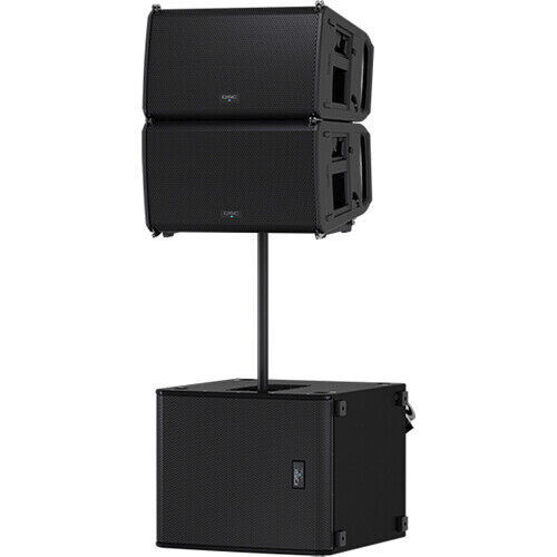 QSC LA112 12-inch Portable 2-way Powered Line Array 2400 Watts DJ / PA ...