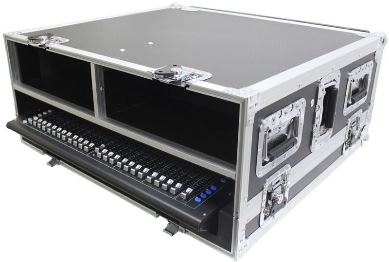 ProX XS-AHSQ7DHW Console Flight Case for Allen & Heath SQ7 with Doghouse & Wheels