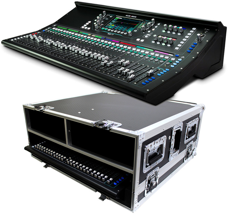 Allen & Heath SQ-7 48-Channel 36-Bus Digital Mixer Board + ProX XS-AHSQ7DHW Case