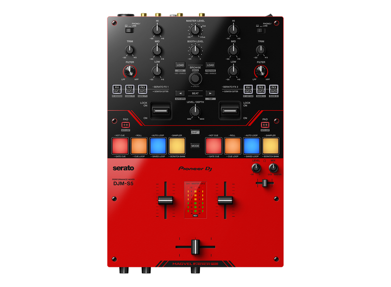 Pioneer DJM-S5 Scratch-Style 2-Channel DJ Mixer for Serato DJ Pro ( Open Box )