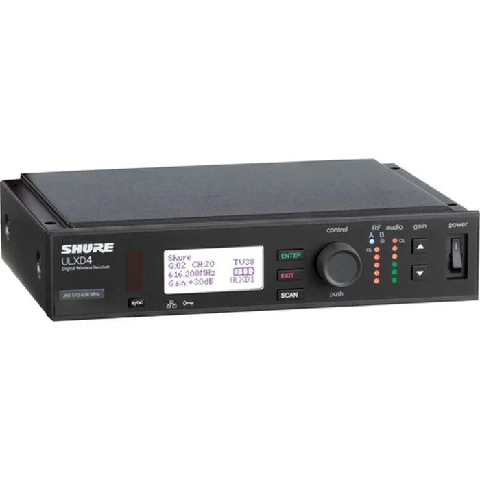 Shure ULXD4=-G50 Digital Wireless Receiver / Single Channel (G50: 470 - 534 MHz)