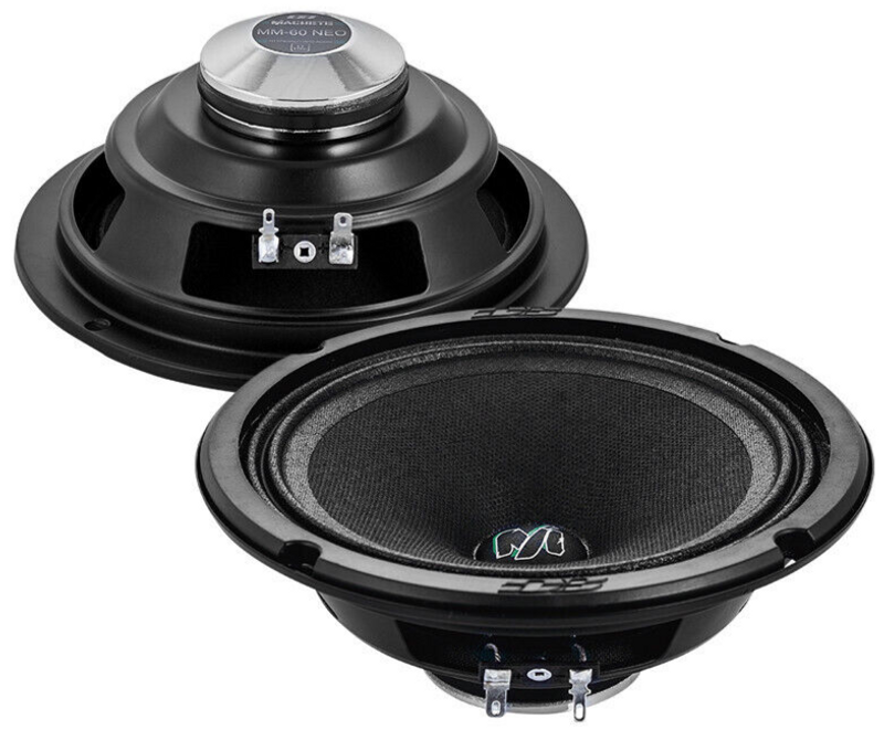 Deaf Bonce Machete MM-60 NEO 6.5" Neodymium Midrange Car Speaker 200W 4-Ohm (PAIR)