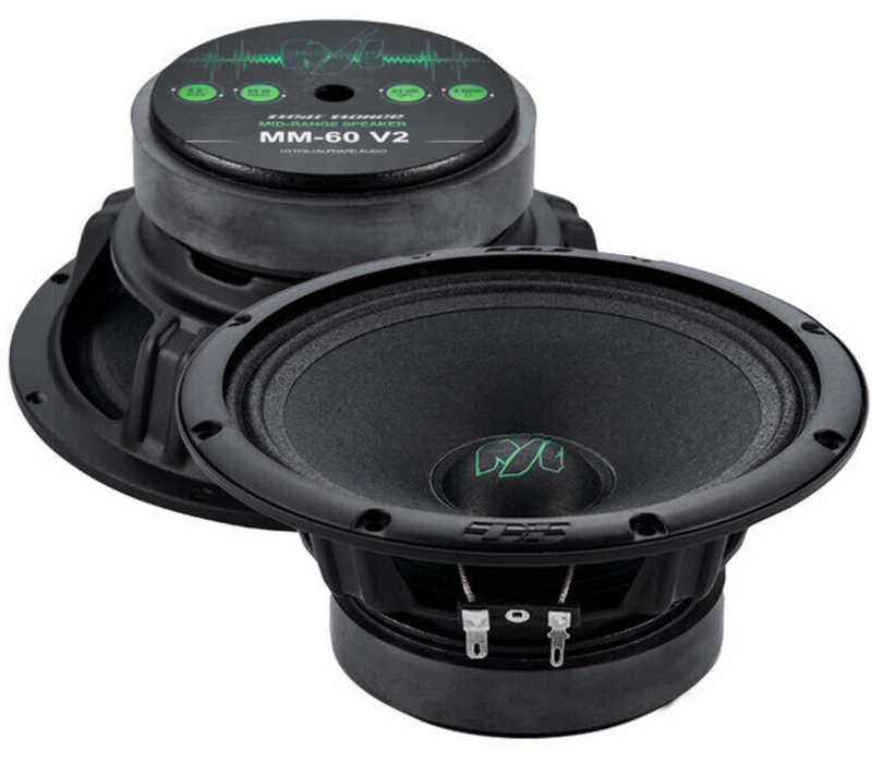 Deaf Bonce Machete MM-60 V2 6.5" Car Audio Midrange Speaker 180 Watts 4-Ohms (PAIR)