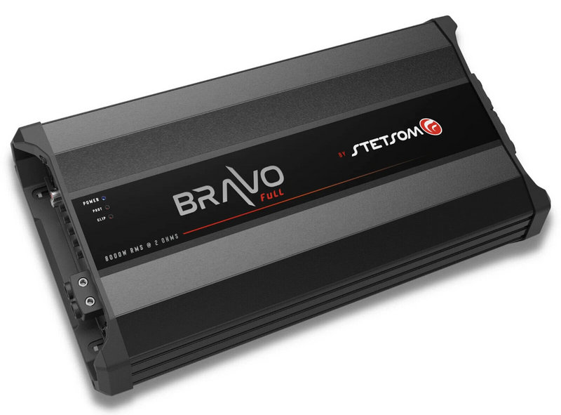 Stetsom BRAVO FULL 8K 2-Ohm Digital Full-Range Car Audio Amplifier 8000 Watts