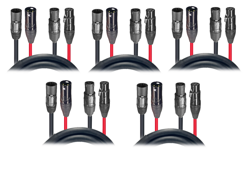 3ft DMX PowerKON Combo