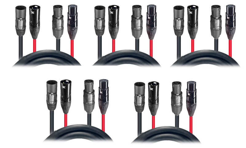 ProX XC‑TR112‑5PDMX03 combo jumper cable