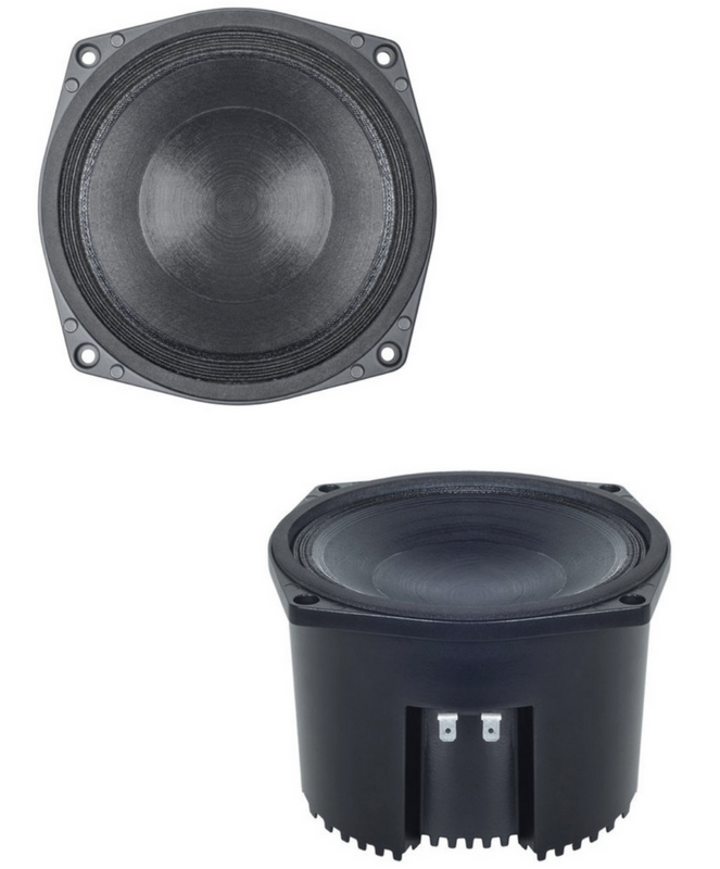 2x B&C 6NSM51-8 6.5" Professional Neodymium Sealed Back Midrange Speaker 500 Watts