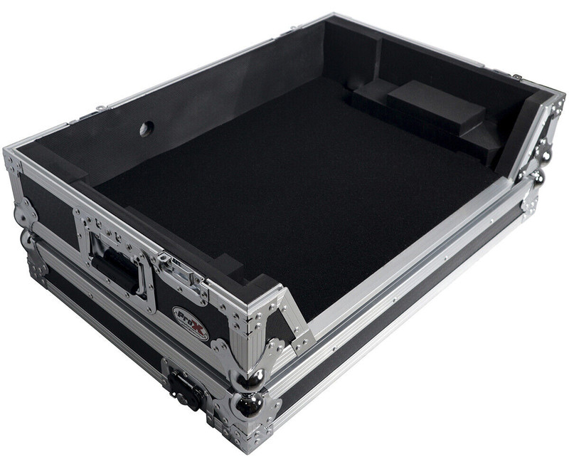 ProX XS-DDJFLX10W Flight Case For Pioneer DDJ-FLX10 with 1U Rack Space & Wheels.