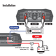 Stetsom Bravo HQ 800.4 Power Wiring Guide