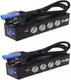 2X ProX X-PWC X4 BOX Power Center Four-Way Spitter For Indoor Power Connector, Power For Up To 4 Fixtures