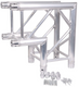 ProX XT-SQ164-2W90 1.64FT/0.5M 2-Way 90 Degree Square Truss Corner, pins clips..