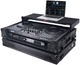 ProX XS-DDJFLX10WLTBL Pioneer DDJ-FLX10, DDJ-GRV6 Case with Laptop Shelf 1U Rack Space Wheels and LED - Black