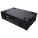 ProX XS-DDJFLX10WLTBL Pioneer DDJ-FLX10, DDJ-GRV6 Case with Laptop Shelf 1U Rack Space Wheels and LED - Black