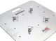 ProX XT-BP2424A 24" x 24" 8mm Aluminum Base Plate F34 Trussing Includes Conical Connectors