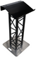 ProX XT-LECTERN24-BL Truss Lectern 24" Black Powder Finish Aluminum Fit F34 w/4x