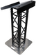 ProX XT-LECTERN24-BL Truss Lectern 24" Black Powder Finish Aluminum Fit F34 w/4x