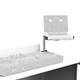 ProX XF-B3LSWH White Universal Side Laptop Shelf Mounting Stand for Humpter W...