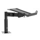 ProX XF-B3LSBL Universal Side Laptop Shelf Mounting Stand for B3 DJ Table Workstation by Humpter - Black