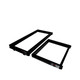 ProX XF-TTFB DJ Facade BLACK Frame with White & Black Scrims Package + Carrying Bag