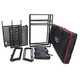 ProX XF-MESA MK2, Mesa MK2 DJ Facade Table Station Includes White & Black Scrims & Padded Carry Bag