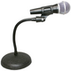 ProX T-MIC07 Gooseneck Desktop Microphone Stand With 6" Round Base clip included