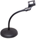 ProX T-MIC07 Gooseneck Desktop Microphone Stand With 6" Round Base clip included