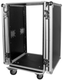 ProX T-18RSS 18U Space Amp Rack Mount ATA Flight Case 19 Inch Depth W-Casters