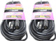 2X ProX XC-5PDMX50 50 Ft. DMX XLR5-M to XLR5-F High Performance Cable