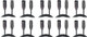 10x ProX XC-DMX25 25 Ft. High Performance DMX Male 3-Pin to DMX Female 3-Pin Coupler Patch Cable