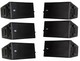 6X RCF HDL 10-A Active Line Array Module 1400 Watts Amplified DJ / Club Speaker