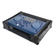 ProX XS-OMNISDUOLTBLLED Pioneer AlphaTheta OMNIS-DUO DJ Controller case w/ Laptop Shelf & LED - All Black
