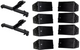 8X RCF HDL 10-A Active 1400W Amplified Club Speaker + 2X FB-HDL10-LIGHT Flybar