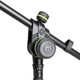 Gravity MS 4322 B Microphone Stand with Folding Tripod Base & 2-Point Adjustment Telescoping Boom, GMS4322B
