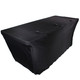 ProX X-ST6BL DJ Table Scrim, 6' Black Stretch Spandex Cover with Bag