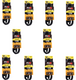 10X ProX XCP-DMX10 10 Ft. DMX XLR3-M to XLR3-F Premium Cable