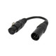 10X ProX XC-DMX5M3F 6" DMX Male 5-Pin to DMX Female 3-Pin Coupler Patch Cable