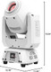 Chauvet DJ Intimidator Spot 260XW  75 Watts LED Moving Head Spot Light, white