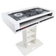 ProX XZF-DJCTW2UCASE Control Tower DJ Podium w/ Road Cases for DDJ-REV7, XDJ-XZ, FLX10, RANE Four - White