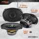 2x PRV PRV 69CX380-4 6×9” Full Range 2-Way Coaxial Car Speaker 380W 4-Ohm – High Output PRO Audio Sound
